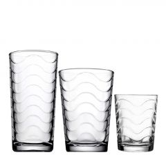 Espiel Toros Ποτήρια Νερού Γυάλινα Διάφανα Σετ 18 Τμχ Κωδικός: SP96066G1