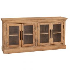 Iliadis Ξυλινος Μπουφες Σε Φυσικο Χρωμα Από Ξυλο Mango 147X36X70Cm Με 4 Ντουλαπια 