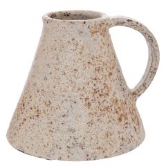 Iliadis Βάζο/Κανάτα Κεραμικό Αντικέ Γκρι 19x19x16 Εκ. 