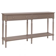 Iliadis Κονσόλα Ξύλινη Γκρι-Καφέ 150x33x80 Εκ. 