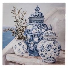 Iliadis Plant Πινακας Σε Τυπωμενο Καμβα 80Χ80Εκ 