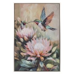 Iliadis Πίνακας Σε Καμβά "Νούφαρα" Πολύχρωμος 60x90 Εκ. 