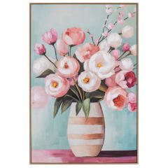 Iliadis Πίνακας Σε Καμβά "Βάζο Με Λουλούδια" Πολύχρωμος 80x120 Εκ. 