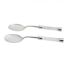 ESPIEL ΚΟΥΤΑΛΕΣ ΣΕΡΒΙΡΙΣΜΑΤΟΣ ΣΕΤ 2 ΤΕΜΑΧΙΩΝ ΜΕ ΚΡΥΣΤΑΛΛΑ 27 EK. ΚΩΔΙΚΟΣ: PET108