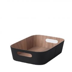 Espiel Καλάθι Υφασμάτινο Μαύρο 26,2x37,5x11 Εκ. Κωδικός: RAG113K6