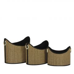 Espiel Καλάθια Αποθήκευσης Bamboo Natural Σετ 3 Τμχ 41/36/31 Εκ. Κωδικός: BAN103