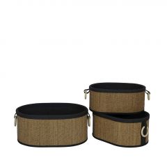 Espiel Καλάθια Αποθήκευσης Bamboo Natural Σετ 3 Τμχ 40/36/32 Εκ. Κωδικός: BAN116