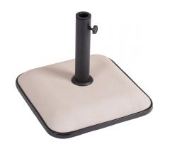 Bizzotto Barry Square White Parasol Base 25 Kgs 45a - 45b - 8/36.5h