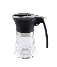 ESPIEL ΖΑΧΑΡΙΕΡΑ ΑΚΡΥΛΙΚΗ ΔΙΑΦΑΝΗ/ΜΑΥΡΗ 10,5X7,1X11,8 ΚΩΔΙΚΟΣ: LHS302