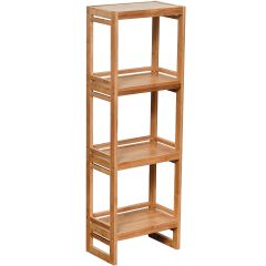 MRSHome Ραφιέρα Bamboo Καφέ 33x20x100 Εκ.
