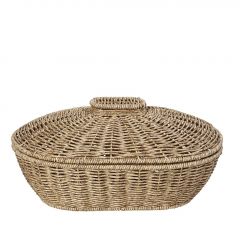 Espiel Καλάθι Από Συνθετικό Ρατάν Natural 33x22x15 Εκ. Κωδικός: KOD241