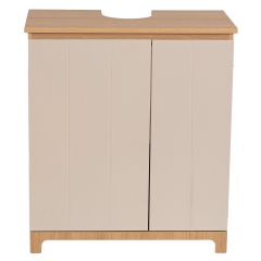MRSHome Έπιπλο Νιπτήρα Ξύλινο Μπεζ/Natural 62x30x70 Εκ.