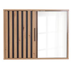 MRSHome Έπιπλο Μπάνιου Με Καθρέπτη Ξύλινο Natural 60x15x46 Εκ.