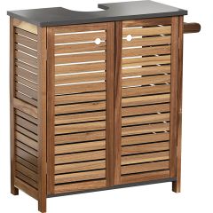 MRSHome Έπιπλο Νιπτήρα Mdf/Ξύλινο Καφέ 66x30x70 Εκ.