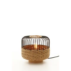 Sunlight Επιτραπέζιο Φωτιστικό Μεταλλικό/Σχοινί Natural Ø27 Εκ. Alisa-T-Hc 