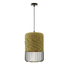 Sunlight Φωτιστικό Οροφής Μεταλλικό/Σχοινί Πράσινο Ø27 Εκ. Alisa-L-Gr 