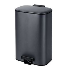 MRShome Κάδος Soft Close Μεταλλικός 30Lt 36,5x25x54 Εκ. I Μαύρος Ματ
