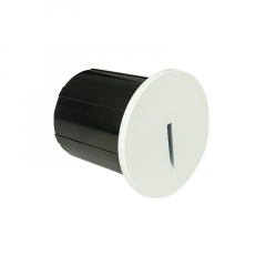 Zambelis Lights Χωνευτή Απλίκα Led Εξωτερικού Χώρου Λευκή E321