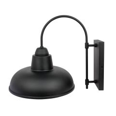 Sunlight Απλίκα Εξωτερικού Χώρου Αλουμινίου Μαύρη Gema-350 