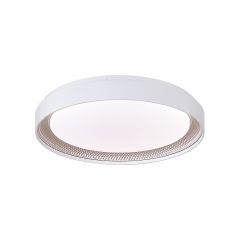 Sunlight Πλαφονιέρα Led Με Εναλλαγή Χρώματος Λευκή/Χρυσή Ø38 Εκ. Lucia-400-Gd - Dimmable
