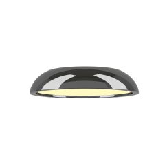 Sunlight Mia - Πλαφονιέρα Led Μεταλλική Μαύρη Φ45 Εκ. - Dimmable