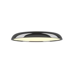 Sunlight Mia - Πλαφονιέρα Led Μεταλλική Μαύρο Φ60 Εκ. - Dimmable
