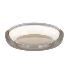 Sunlight Πλαφονιέρα Led Με Εναλλαγή Χρώματος Φιμέ Ø40 Εκ. Seren-400 - Dimmable