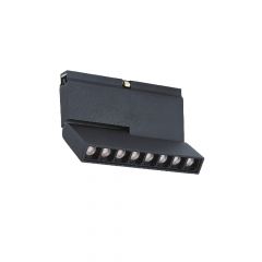 Inlight Γραμμικό φωτιστικό LED 6W 3000K για μαγνητική Mini ράγα σε μαύρη απόχρωση D:10,3cmx8,5cm (TMM0081-Black)