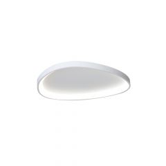 Inlight Πλαφονιέρα Οροφής Led Με Εναλλαγή Χρώματος Λευκή Ø61,5x5 Εκ. 42043-White