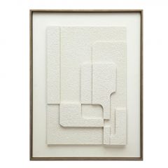 Espiel Πίνακας Σε 3D Καμβά Pvc/Mdf Λευκός 60x80 Εκ. Κωδικός: FAL450