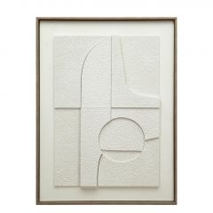 Espiel Πίνακας Σε 3D Καμβά Pvc/Mdf Λευκός 60x80 Εκ. Κωδικός: FAL451