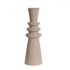 Espiel Βάζο Κεραμικό Μπεζ 17,8x17,8x52,8 Εκ. Κωδικός: TOF311
