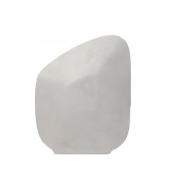 Espiel Βάζο Πλακέ Κεραμικό Λευκό 27x11,5x33,5 Εκ. Κωδικός: MAH111