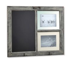 Zaros Κορνίζα/Κρεμάστρα Με Μαυροπίνακα 2 Θέσεων Ξύλινη 15Χ10 Κωδικός: KO128