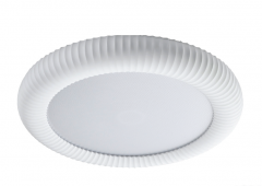 InLight Πλαφονιέρα Led Γύψινη Λευκή Φ40 Εκ. 42054-White