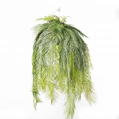 Supergreens Τεχνητή Κρεμαστή Ρίζα/Φωτιστικό Αρέκα "Malagasy" Πράσινη 142 Εκ.