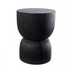 Supergreens Ανθοστήλη Τσιμεντένια "Incantanto" Μαύρη 35x35x47 Εκ.