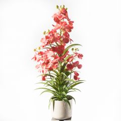 Supergreens Τεχνητό Φυτό Ορχιδέα "Oncidium Orchid" Ροζ 86 Εκ.