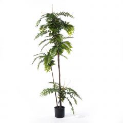 Supergreens Τεχνητό Δέντρο Κέδρος Τριπλού Κορμού "Cedrus" Πράσινο 160 Εκ.