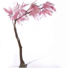 Supergreens Τεχνητό Δέντρο Φοίνικας Χαμαιδώρεα Ροζ 290 εκ.