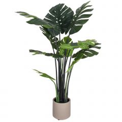 Supergreens Τεχνητό Φυτό Μονστέρα "Leaforia" Πράσινο 120 εκ.