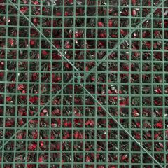 Supergreens Τεχνητή Φυλλωσιά Moss "Rubrimossia" Κόκκινη 50x50 εκ.