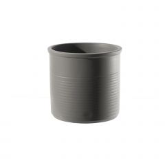 Supergreens Κασπώ Τερακότα Κυλινδρικό "Momo" Ανοιχτό Γκρι 16x16 εκ.