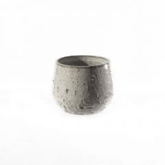 Supergreens Κασπώ Τερακότα Στρογγυλό "Linn" Off White 17.5x15 εκ.