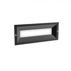 Sunlight Χωνευτή Απλίκα Led Εξωτερικού Χώρου Ανθρακί GL13306