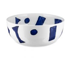 Alessi ITSUMO YUNOKI Σαλατιέρα Πορσελάνινη Λευκή/Μπλε 3,45 Lt