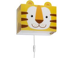 Ango Παιδική Απλίκα Τοίχου Little Tiger Κίτρινη 64568