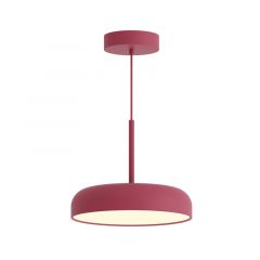 Sunlight Avion - Φωτιστικό Οροφής Led Μεταλλικό Βυσσινί Φ35 Εκ.