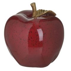 Inart Μήλο Polyresin Κόκκινο/Χρυσό 15x15 Κωδικός: 3-70-323-0020