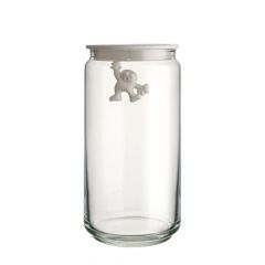 Alessi Gianni Δοχείο Αποθήκευσης Γυάλινο Λευκό 1400 ml